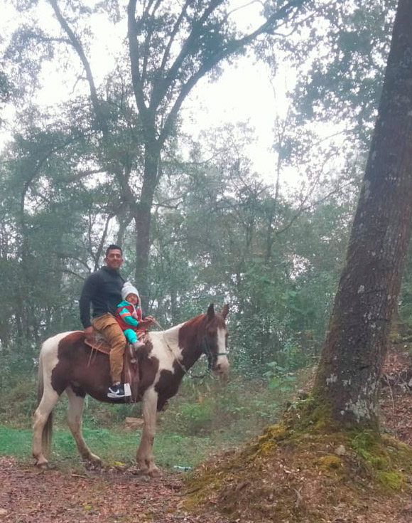 paseo a caballo zacapoaxtla